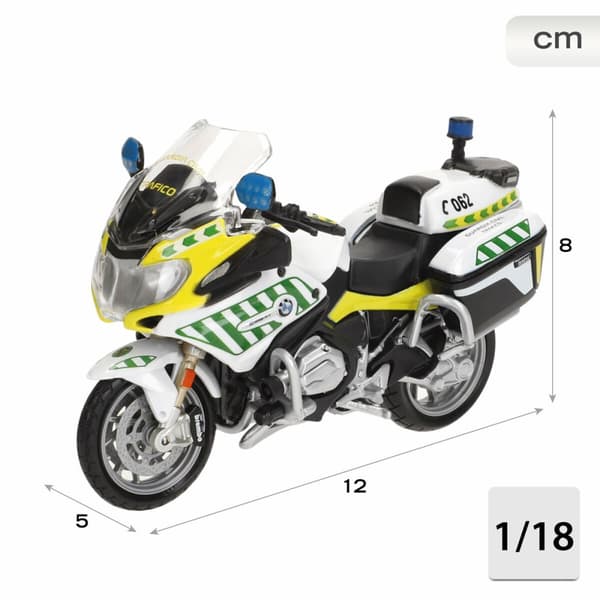 Motorcykel Maisto R 1200 RT GUARDIA CIVIL 12 x 8 x 5 cm