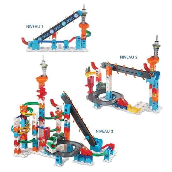 VTECH MARBLE RUSH - SUPER HIMMEL TÅRN SÆT XL300E - 143 dele - Til børn fra 4 år