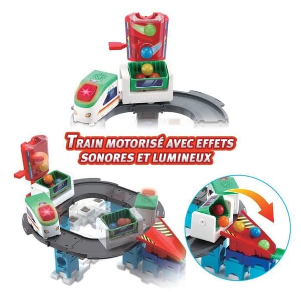 VTECH MARBLE RUSH - SUPER HIMMEL TÅRN SÆT XL300E - 143 dele - Til børn fra 4 år