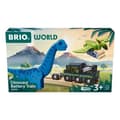 Pikkukuva 3 / 6: Brio Paristokäyttöinen Dinosaurusjuna - Sähköjuna - Dinosaurus mukana - Puinen junasetti - Ikä 3+ - Brio World - 36096