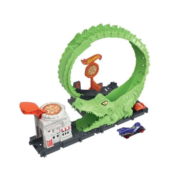 Hot Wheels-Looping Attack of the Alligator-Set, 1 bil ingår - Hot Wheels - HKX39