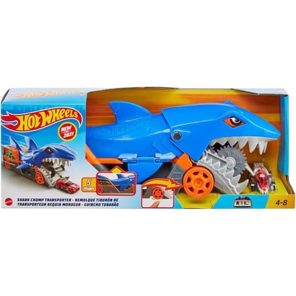 Hot Wheels - Haiauto - Rata / Pieni auto - 4-vuotiaasta alkaen GVG36