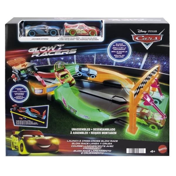 Circuit Glow Racers - Mattel - HPD80 - Självlysande racingleksaker för barn från 4 år