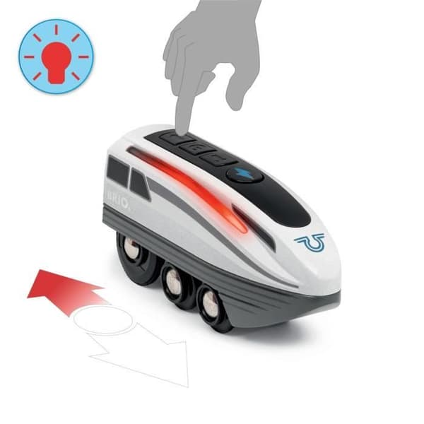 Brio - Elektrisk Tog Super Hurtigt Batteridrevet Lokomotiv