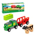 Miniatyrbillede 3 af 6: Brio Batteri Bondegårdstog - Træbane