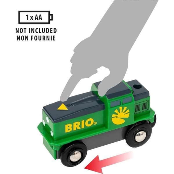 Brio Batteri Bondegårdstog - Træbane