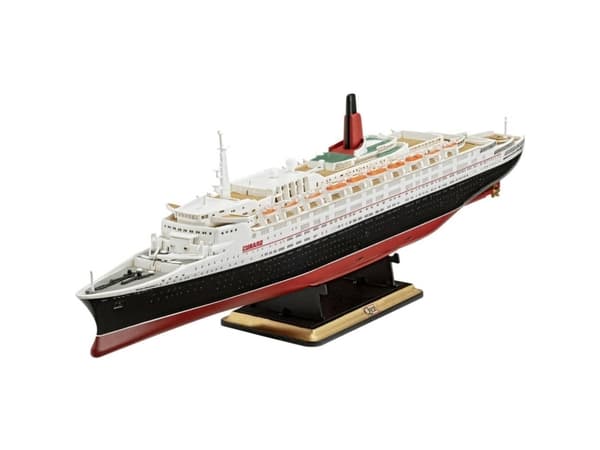 Revell Queen Elizabeth 2, Passasjerskipsmodell, Monteringssett, 1:1200, Queen Elizabeth 2, Plast, Avansert