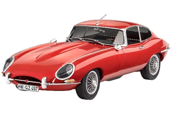 Revell 07668, Modellveteranbil, Monteringssats, 1:24, Jaguar E-Type, Alla, Plast