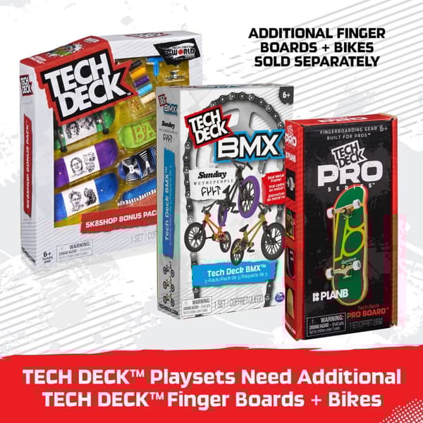 SPIN TechDeck transformerande SkatePark 6066471