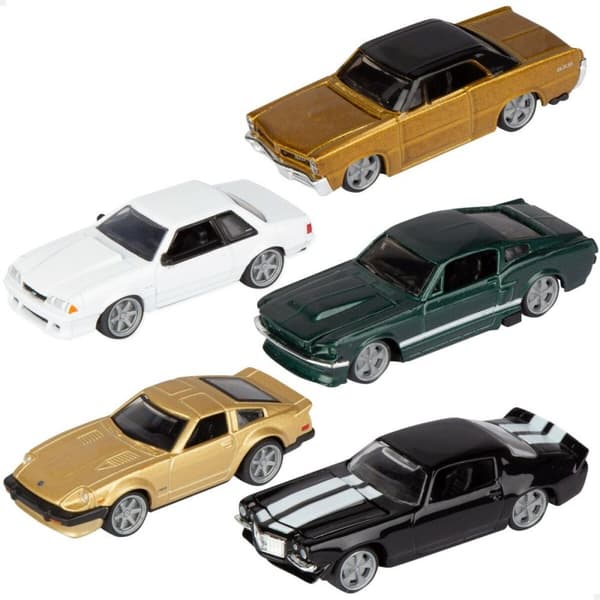 Set med 5 bilar Bburago 1:64 (12 antal)