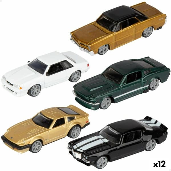 Set med 5 bilar Bburago 1:64 (12 antal)
