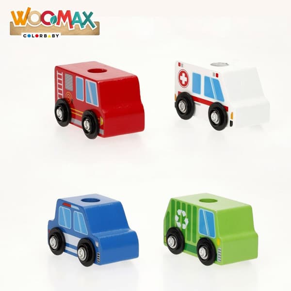 Autorekka ja kitka-autot 25 x 13 x 6 cm (6 osaa)