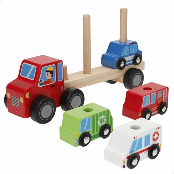 Autorekka ja kitka-autot 25 x 13 x 6 cm (6 osaa)