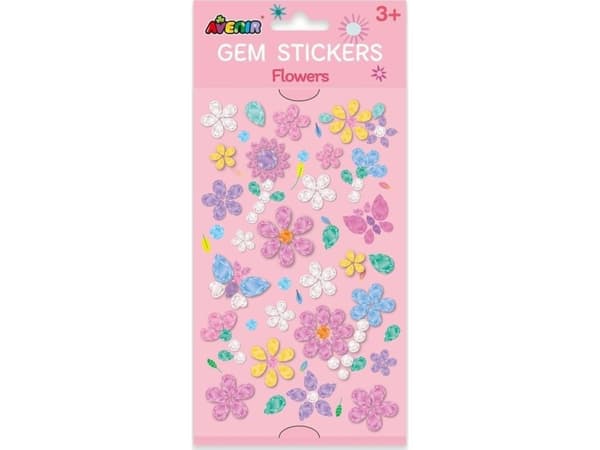 AVENIR Gem Stickers Flower