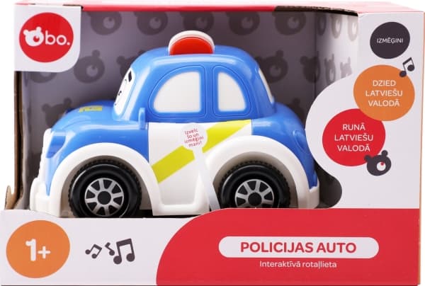 Chicco bo. Interactive police car (Latvian language)