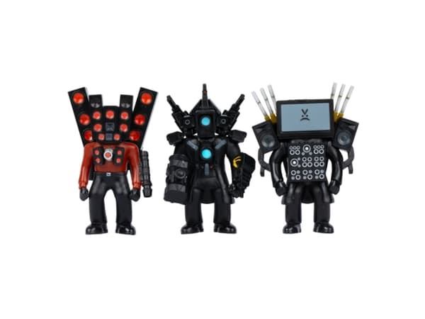 SKIBIDI TOILET TITAN 3 PACK