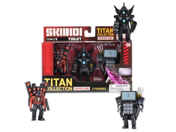 SKIBIDI TOILET TITAN 3 PACK