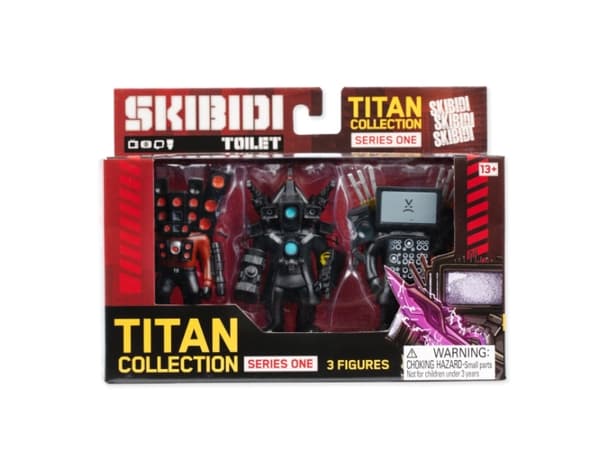 SKIBIDI TOILET TITAN 3 PACK
