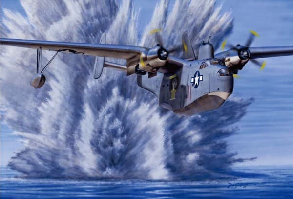 Academy Academy Plastmodell USN PBM-5A Mariner i skala 1/72