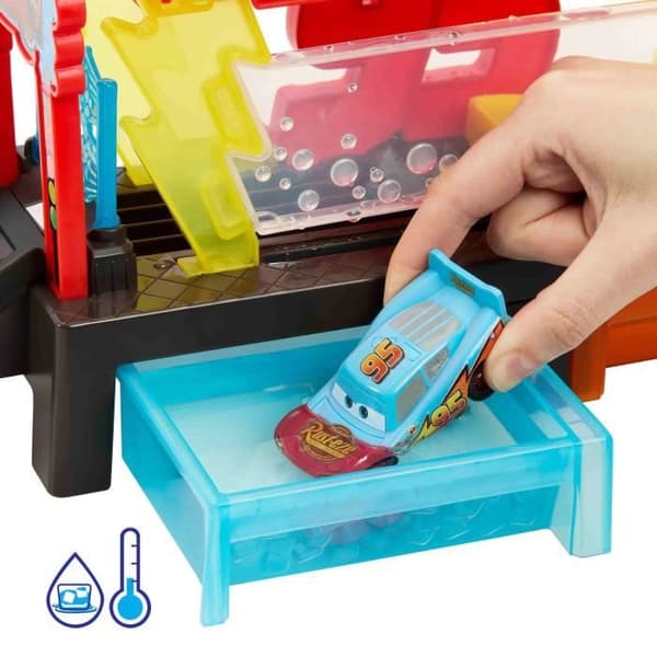 Disney Pixar-Station för Tvättning av Bilar Color Changers-Kit - 4 år+- JBM70