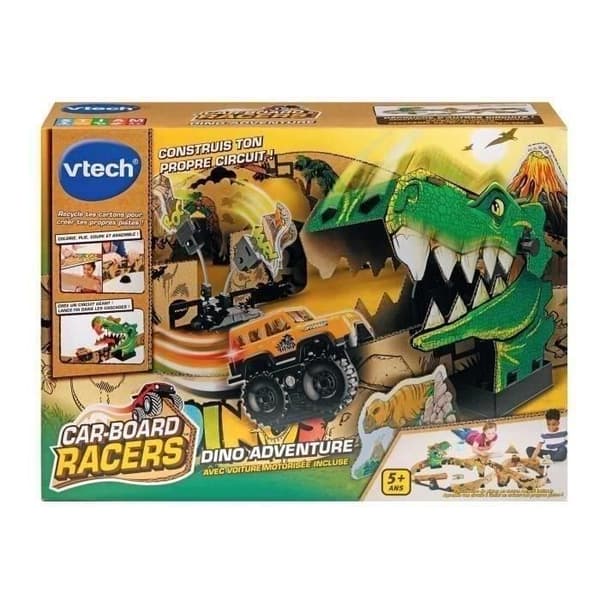 Papbane - VTECH - BILBRÆT RACERS - DINO ADVENTURE - 5 år + - Brun
