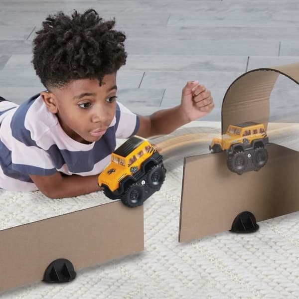 Papbane - VTECH - BILBRÆT RACERS - DINO ADVENTURE - 5 år + - Brun