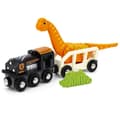 Pikkukuva 3 / 6: Dinosaurusrata - Täydellinen 12-osainen setti - Paristoton leikkitoiminta - Dinosaurus mukana - Puinen junarata - BRIO World