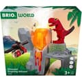 Pikkukuva 4 / 6: Brio Purkautuva Tulivuori Dinosaurus - Puinen Junasetti Lisävaruste - Paristoton/Magneettiton Leikkitoiminta - Ikä 3+ -