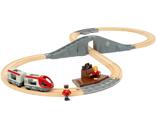 BRIO 8 matkustajan rata - pakkaus A-7312350360790 - 3-vuotiaille ja sitä vanhemmille