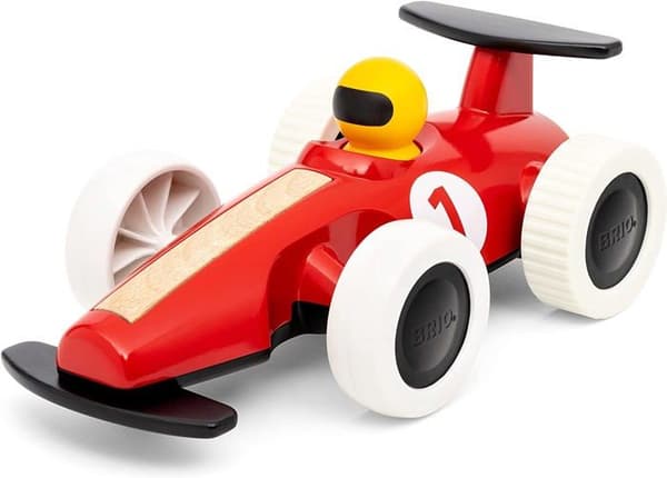 Stor racerbil med tilbagetrækbar bevægelse - Legetøj til tidlig læring - 7312350303087 - Brio World