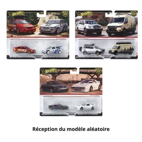 Hot Wheels-Bilkultur-Premiumset med 2 fordon HBL96