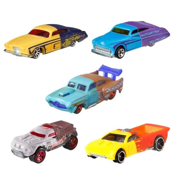 HOT WHEELS Färgskiftande Fordon, Slumpmässig Modell, Ändrar Färg med Vatten - Liten Bil - Ålder 3+ - Hot Wheels