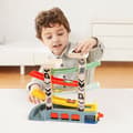 Miniatyrbild 3 av 4: Racingbana - TOP BRIGHT - 4 racerbilar - 4 ramper - 2 parkeringsnivåer - bensinstation