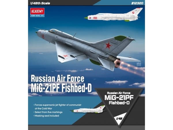 Academy Academy Plastic MiG-21PF Polish Painting modell 1/48