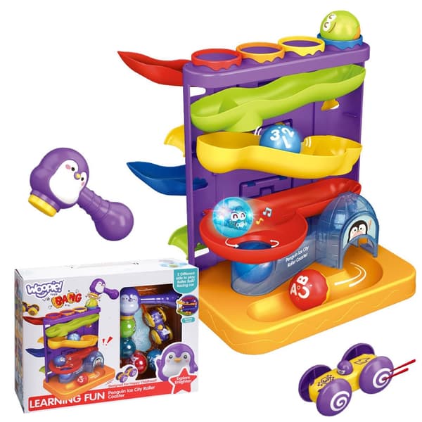 WOOPIE BABY Marmorbane 3-i-1 – Hammer & Bilrutsjebane
