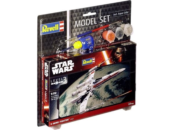 Revell Model Set X-wing Fighter, Romflymodell, Monteringssett, 1:112, X-wing, Star Wars, Avansert
