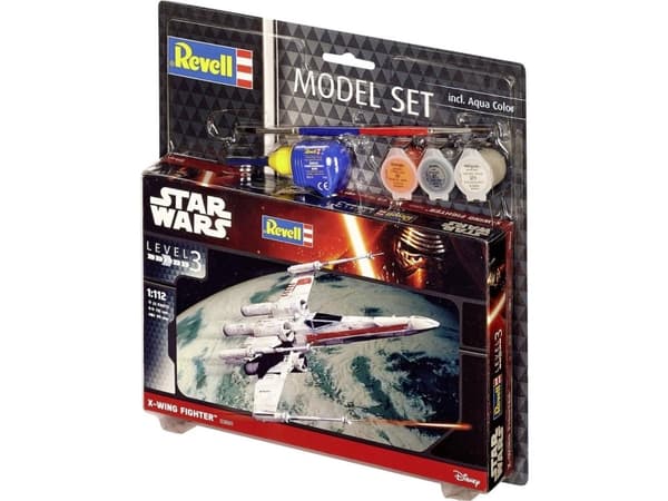 Revell Model Set X-wing Fighter, Romflymodell, Monteringssett, 1:112, X-wing, Star Wars, Avansert