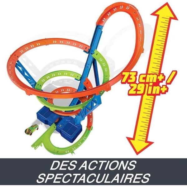 Hot Wheels®-Cyclone Crash Track Set, med 1 Hot Wheels® HJT51-fordon