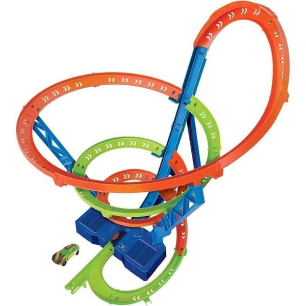 Hot Wheels®-Cyclone Crash Track Set, med 1 Hot Wheels® HJT51-fordon