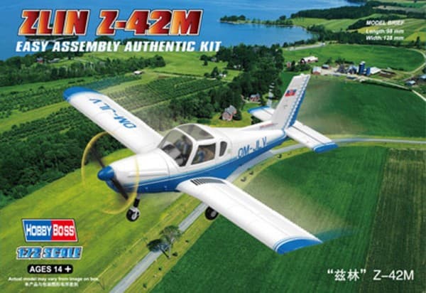 Hobbyboss 1:72 Scale Zlin-42m Assembly Authentic Kit