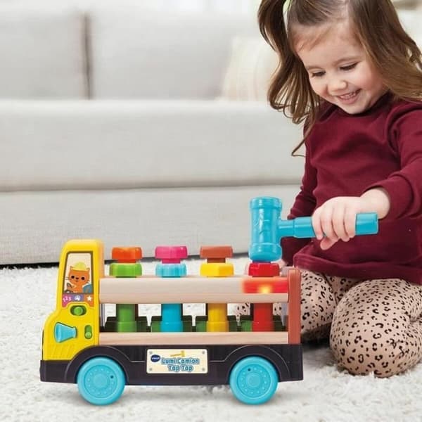 Lastbil Vtech LUMI TAP TAP TRUCK Sort