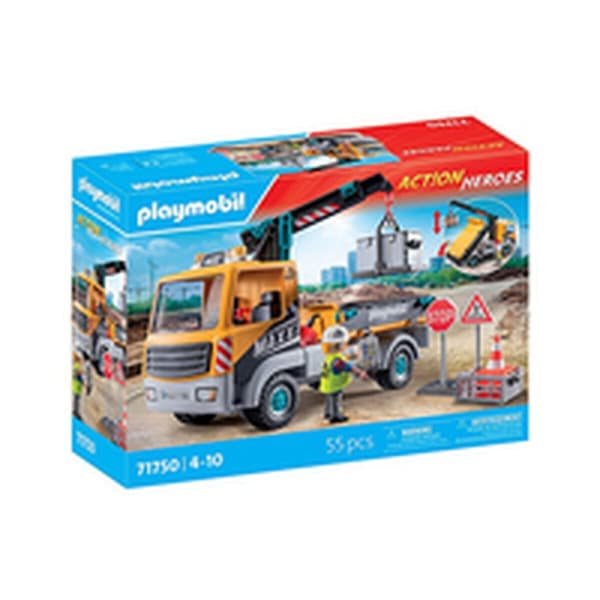 Nosturikuorma-auto Playmobil 71750 Sininen
