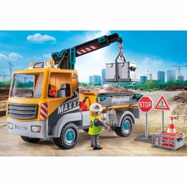 Nosturikuorma-auto Playmobil 71750 Sininen