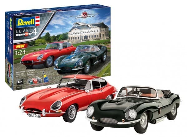 Revell gavebiler Jaguar 100th Anniversary 1/24