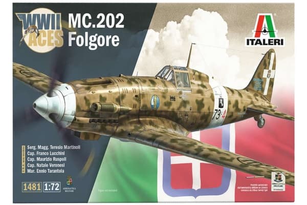 Italeri Model plastikowy mc.202 folgore aces 1/72