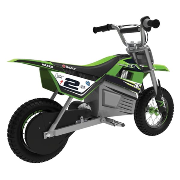 Elektrisk løbehjul til børn Razor Dirt Rocket SX350 McGrath Hvid Sort Grøn Grå