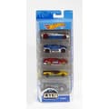 Miniatyrbild 1 av 5: Box med 5 Hot Wheels-bilar - Slumpmässig modell - 400+ modeller - 15 teman 1806
