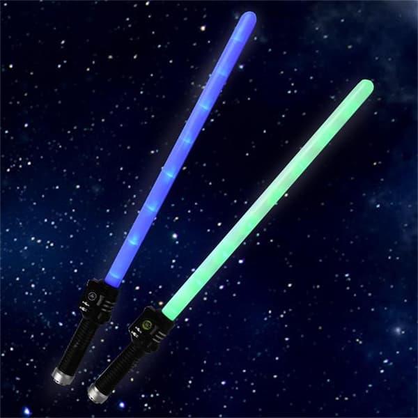 Lasermiekka äänellä ja valolla Sininen