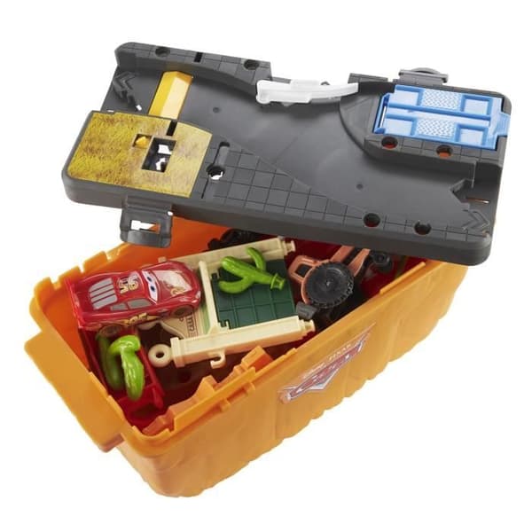 Radiator Springs Game Box - Disney Pixar MATTEL Minibilar för bilar - Circuitbana för bilar - från 4 år och uppåt