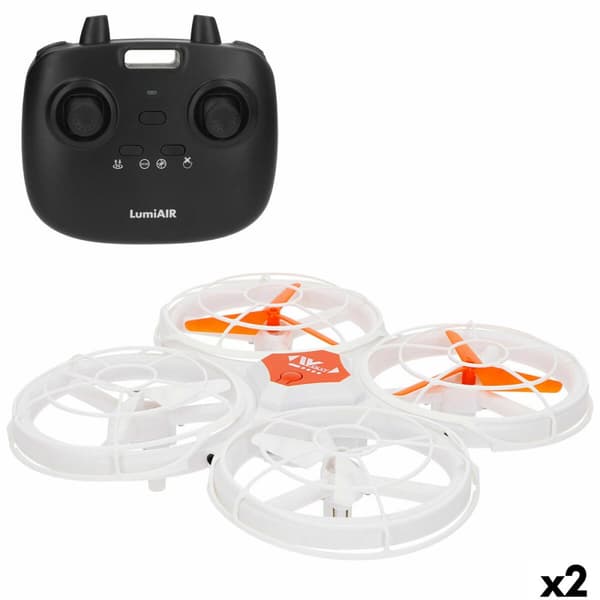 Helikopter med Fjernbetjening Colorbaby (2 enheder)